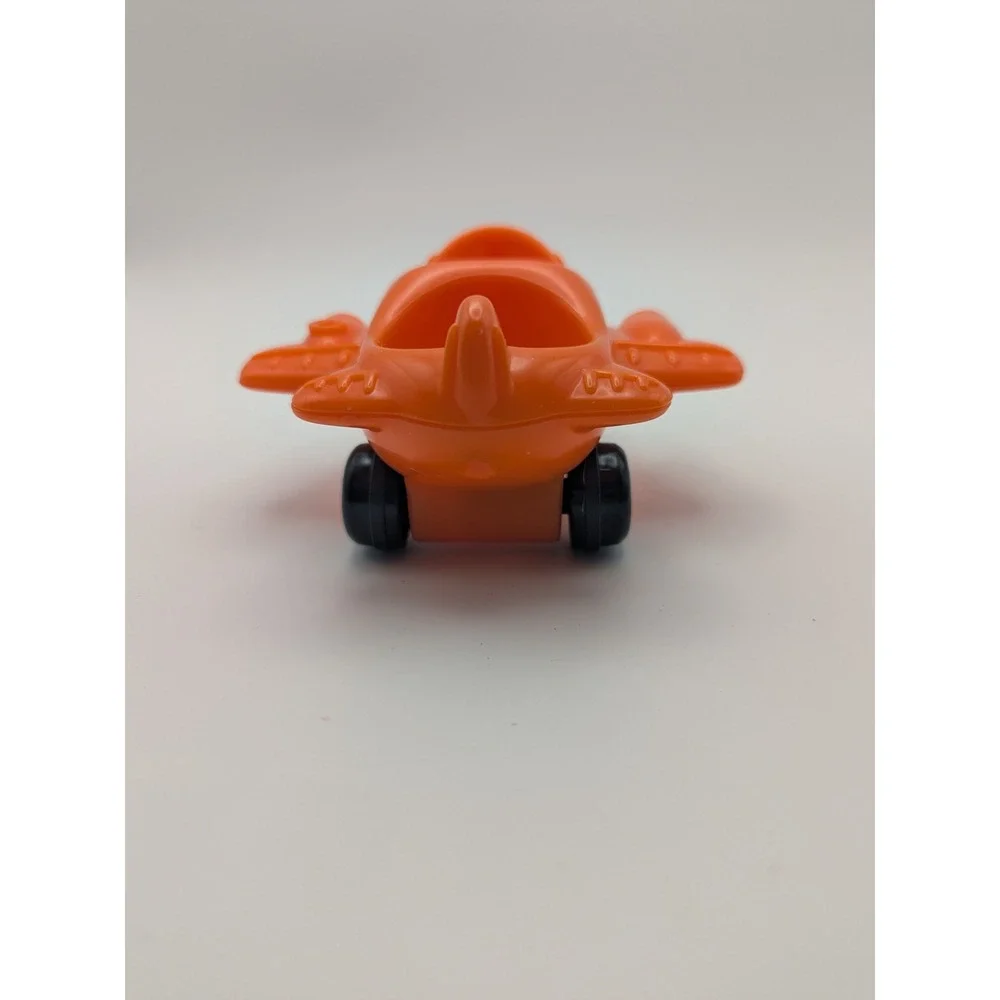 Fisher Price Little People Orange Airplane Toy 2-Seater 2001 Mattel 2312HZ Retro